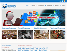 Tablet Screenshot of empiricalacademy.co.za